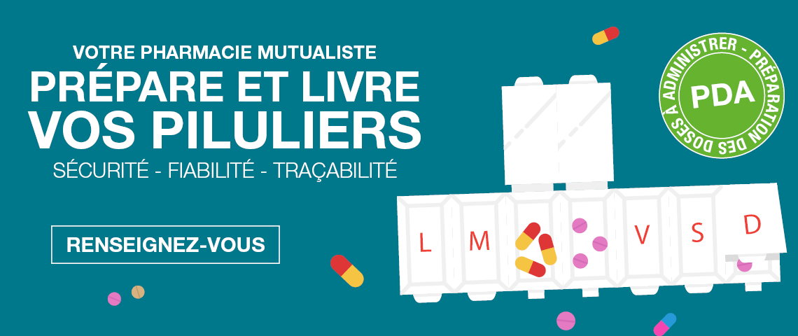 Depuis la rentrée, un nouveau service est mis en place dans vos pharmacies mutualistes : la préparation de pilulier